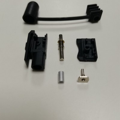 Connecteur Hitachi CA7103 HCS/PCF - 230 °C, interface SGK-SO1-L1, résistant à la corrosion industrielle, pour systèmes de fibre optique en environnement difficile