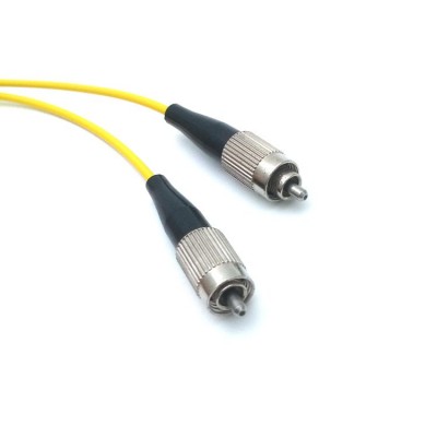 yellow plastic optical cable