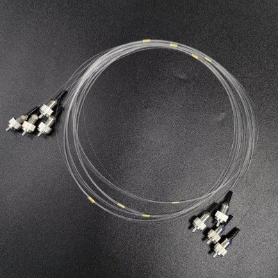F 250µm transparent plastic optical fiber patch cord