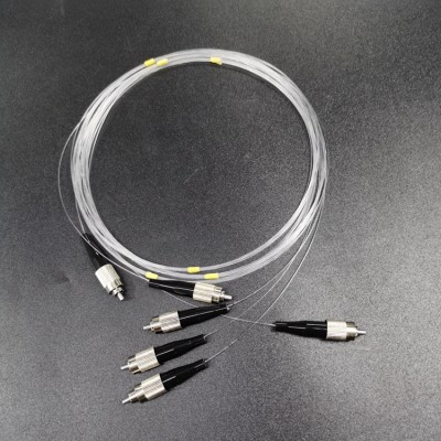 FC 500µm transparent plastic optical fiber patch cord