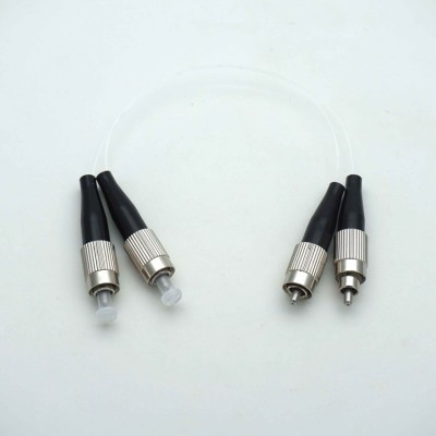 FC specialty fiber with transparent core and black PE jacket