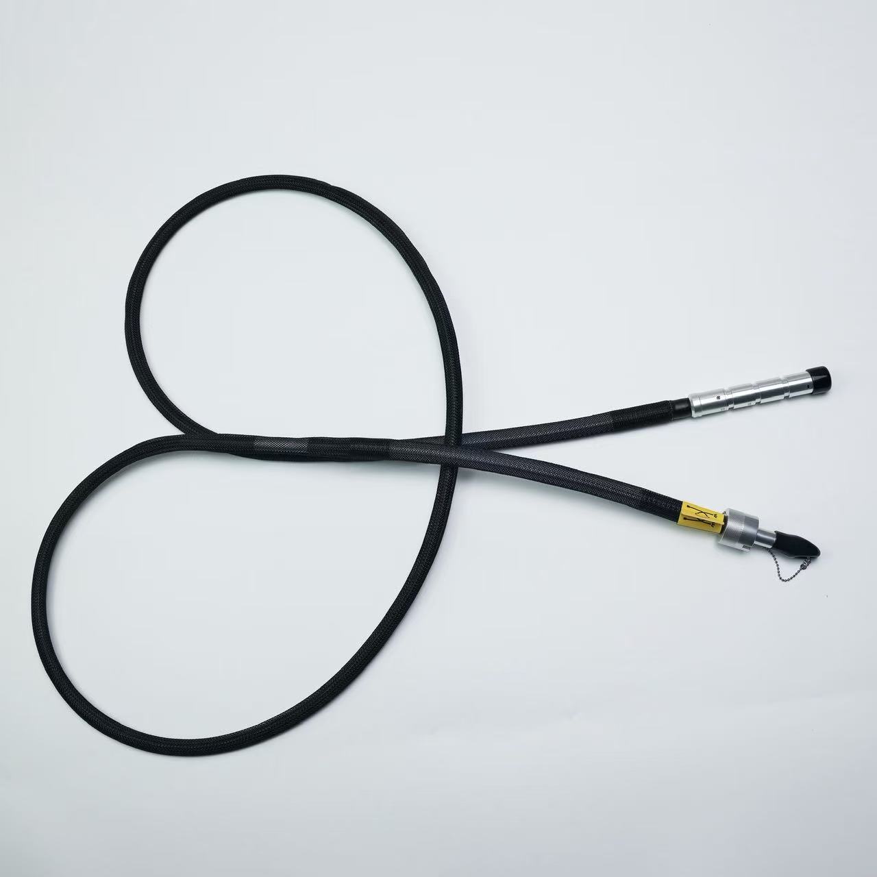 Candle hair removal fiber optic cable