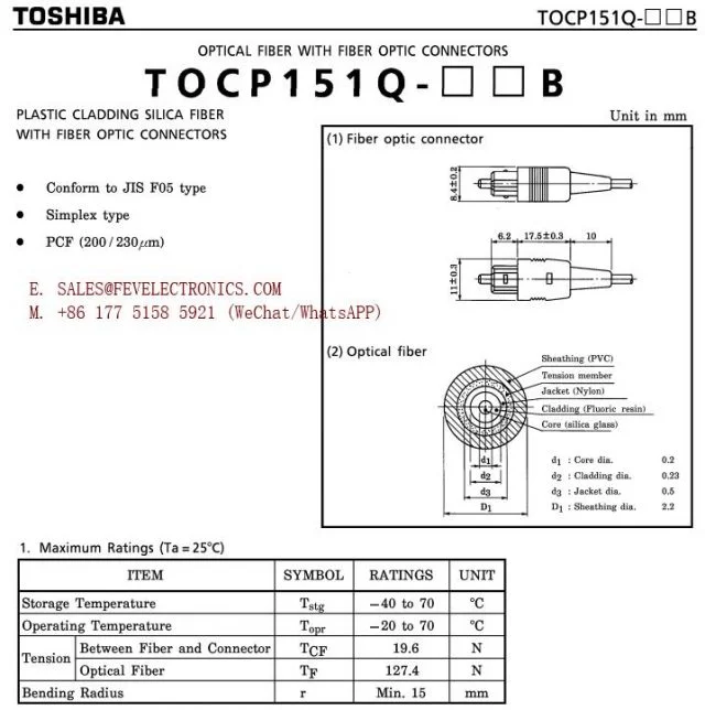TOCP151-Toshiba-Optic-Fiber-Cable