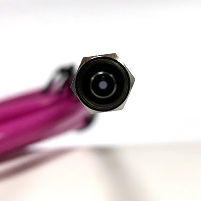 SMA905 to HFBR‑4531Z Flame Retardant Patch Cord – Purple PUR Jacket 1.0×2.2×6mm