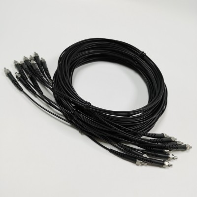 SMA905 200/230 µm HCS Fiber Optic Jumper | Industrial Hard Polymer Clad Patch Cable