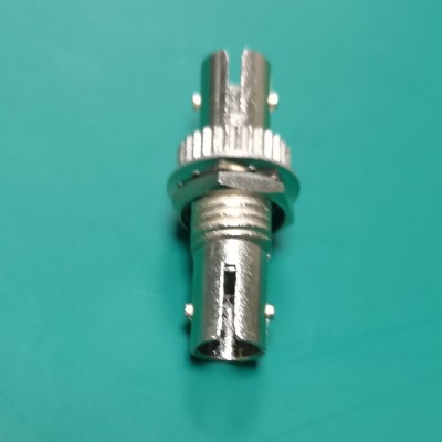ST‑ST fiber optic adapter